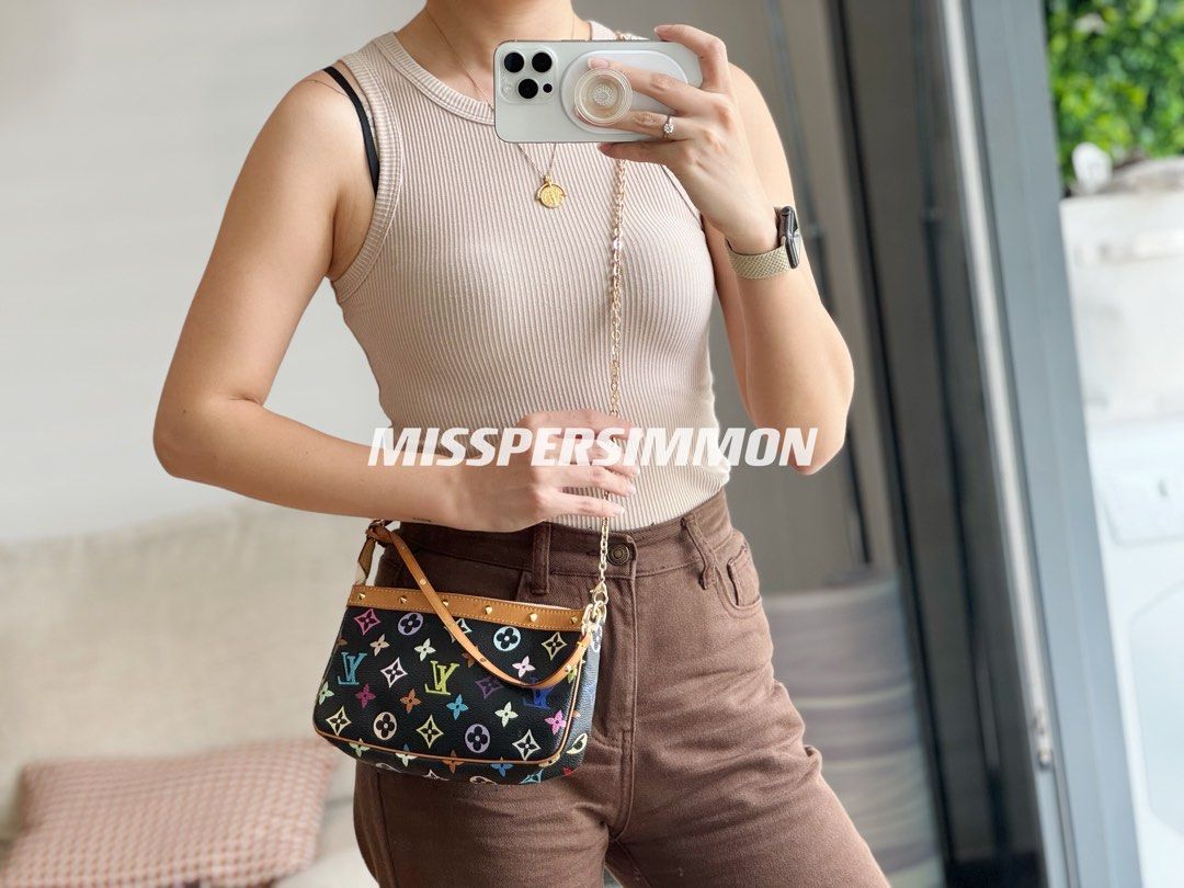Pochette discount accessoires multicolor