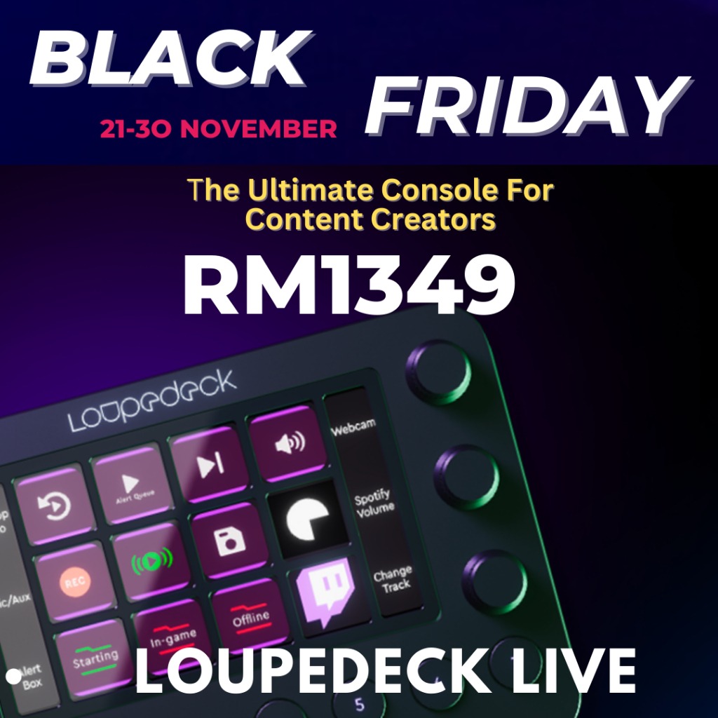 Loupedeck Live LDD2001 Precision Video Editing Console for Live