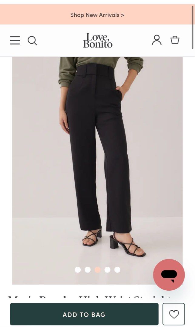 Buy Morie Regular High Waist Straight Leg Pants (2022 Version) @ Love,  Bonito Singapore, Shop Women's Fashion Online