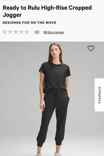 Lululemon 運動褲 US8 Ready to Rulu High-Rise Cropped Jogger