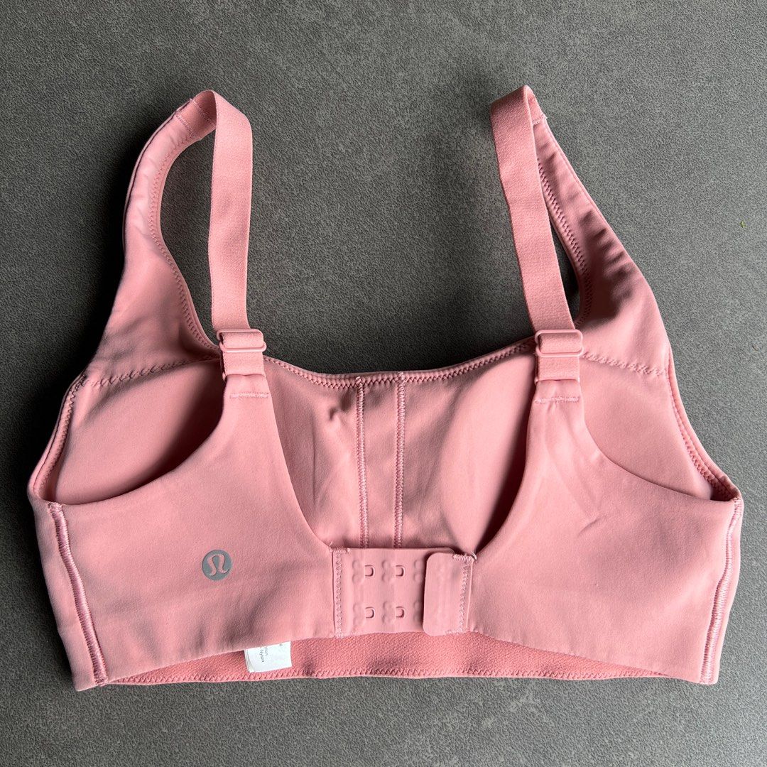 Lululemon Ribbed Nulu High Neck Bra in Magenta Purple, Women's Fashion,  Activewear on Carousell