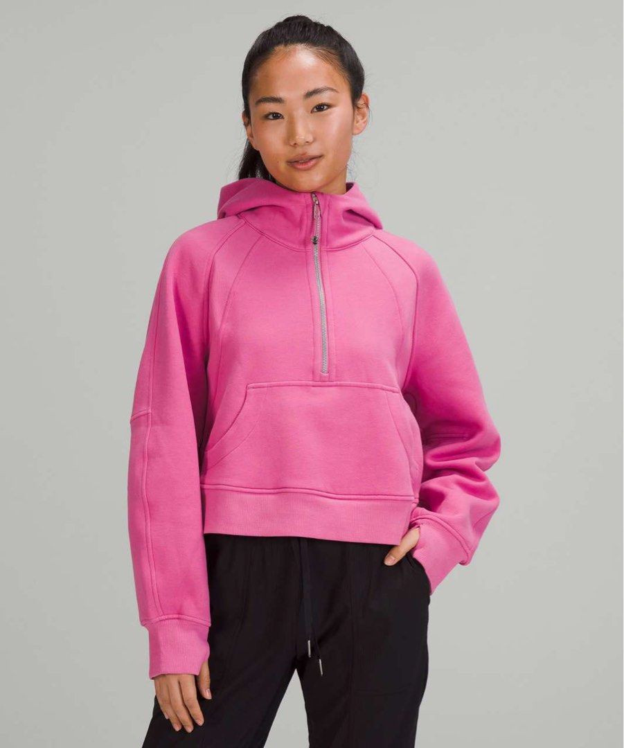 Lululemon oversized half zip scuba hoodie, Women's Fashion