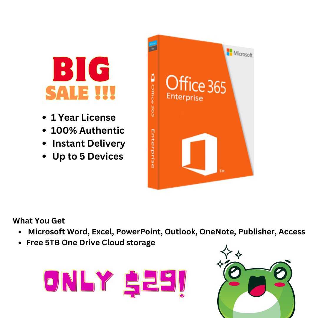MICROSOFT Office 365 Home 1 an - infinytech-reunion
