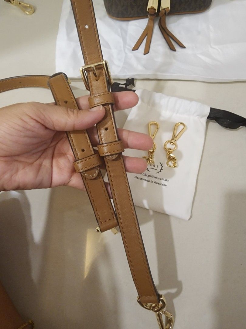 Mini Backpack (Category: Backpacks) located in Singapore. Submitted by tin15 (Listing ID 1268703860, Image 2). Description: MK small backpack/crossbody, used in a very good condition, got the straps shorten see other photos, i will include the strap extender for free. Selling at $200.
