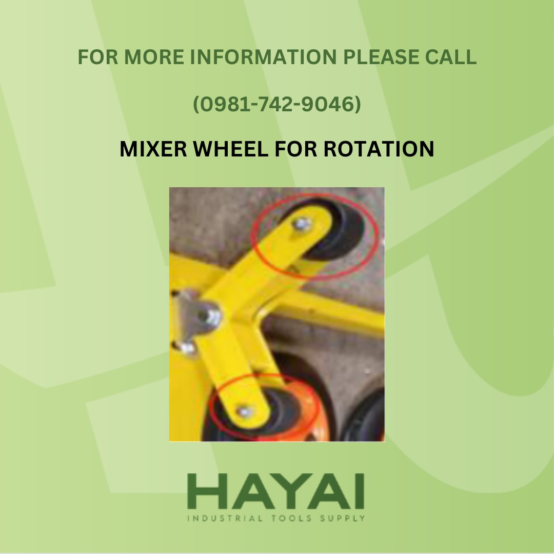 Mixer Wheel for Rotation, Commercial & Industrial, Construction Tools ...