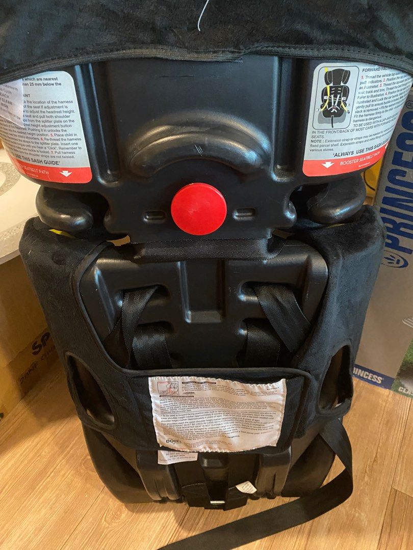 Mothers choice car seat Australian standard
