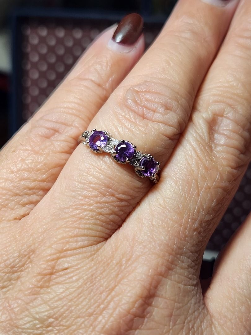 Purple on sale alexandrite rings