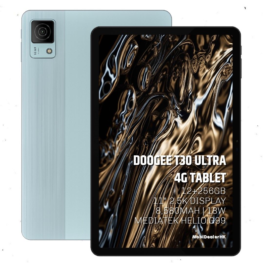 DOOGEE T30Ultra 11 Tablet 32GB+256GB 8580mAh Android 13 Tablet 4G