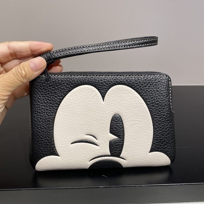 Coach wristlet best sale mickey mouse