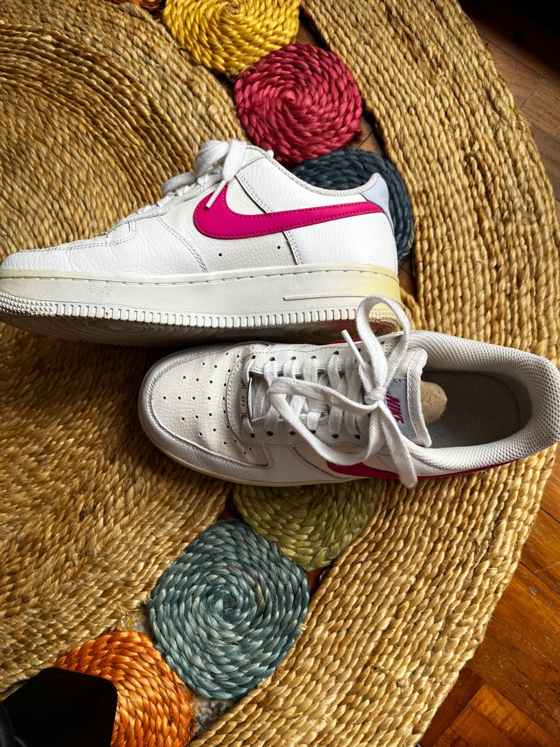 Nike Air Force 1 Pink and Blue Women s Fashion Footwear