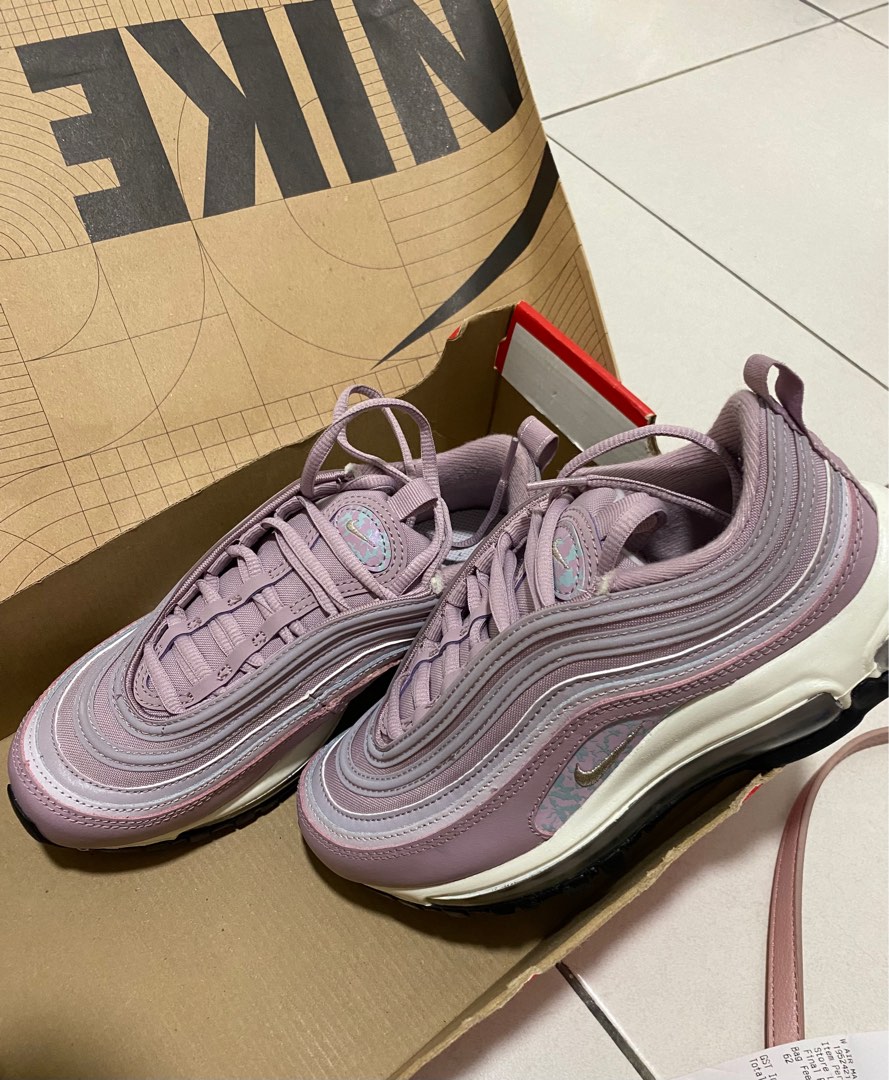 purple nike 97