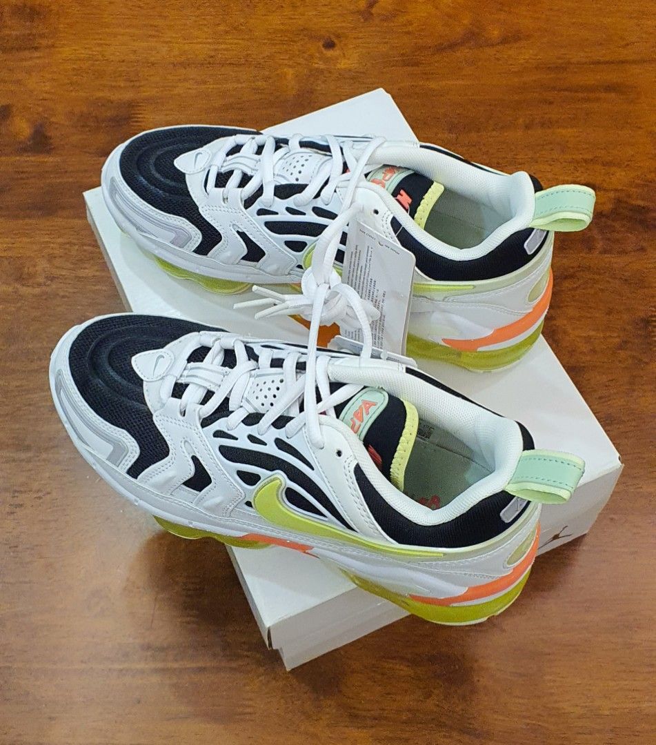 Nike Air VaporMax EVO White Black Volt DC9222 101 Women s Fashion Footwear Sneakers on Carousell