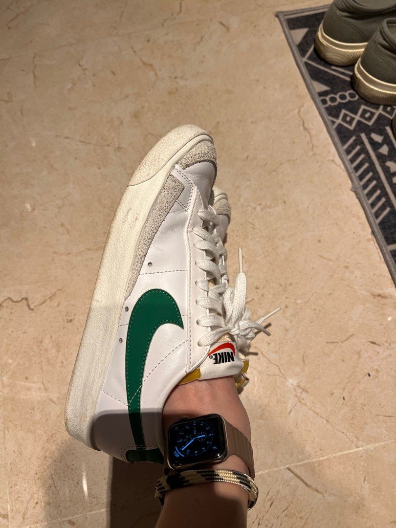 blazer green nike