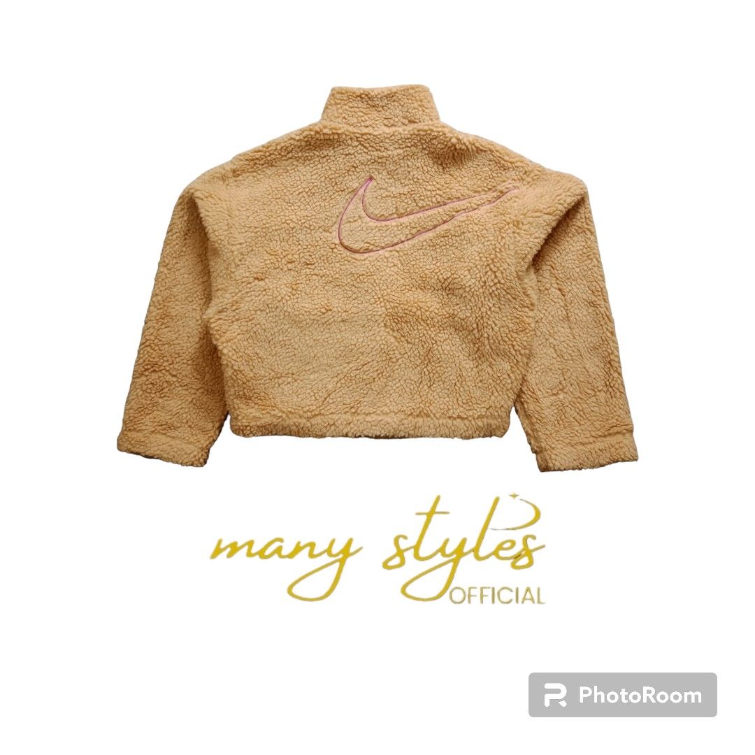 Nike sherpa crop clearance
