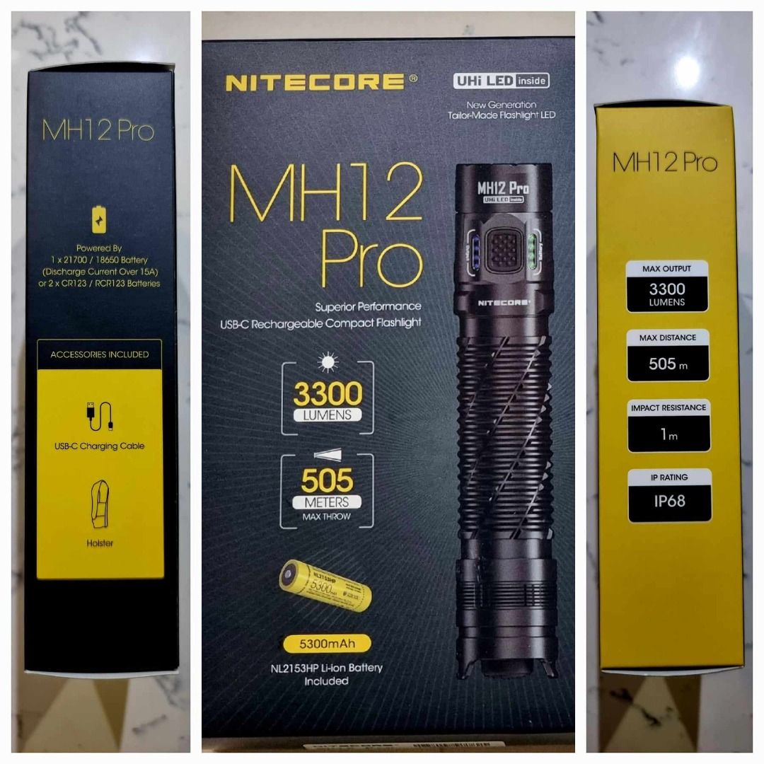 Nitecore Mh12Gt Manual: Mh12 Mode D’Emploi – FPYK