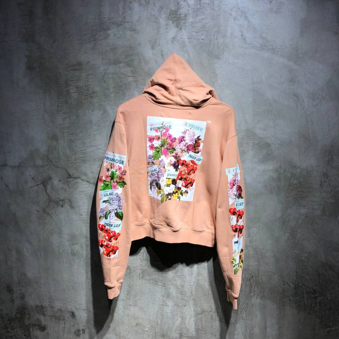 Off white flower shop hoodie Luxury Apparel on Carousell