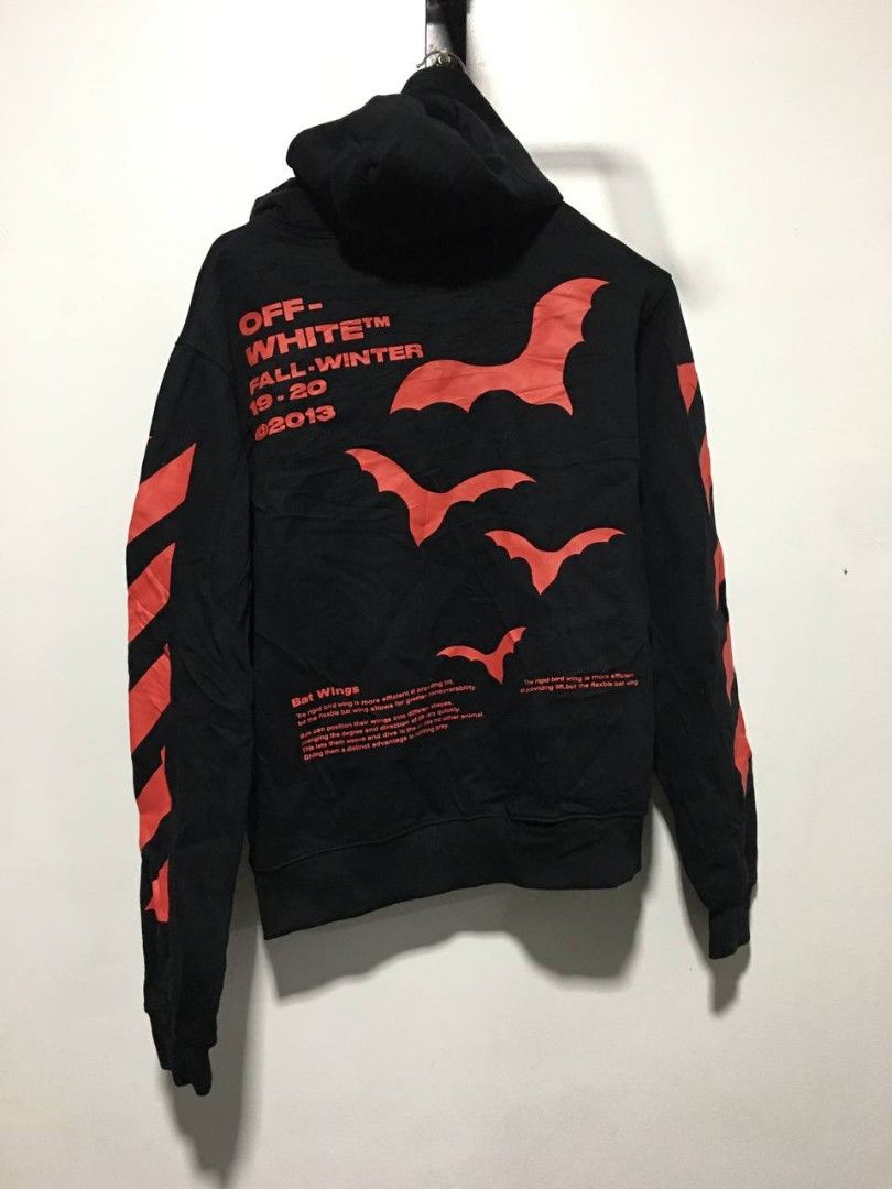 Off white bat hoodie shop