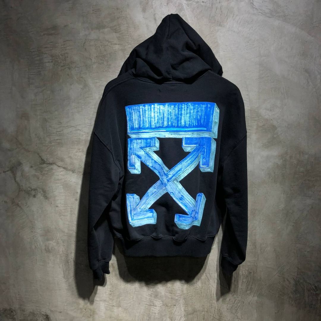 Off white marker arrows hoodie new arrivals