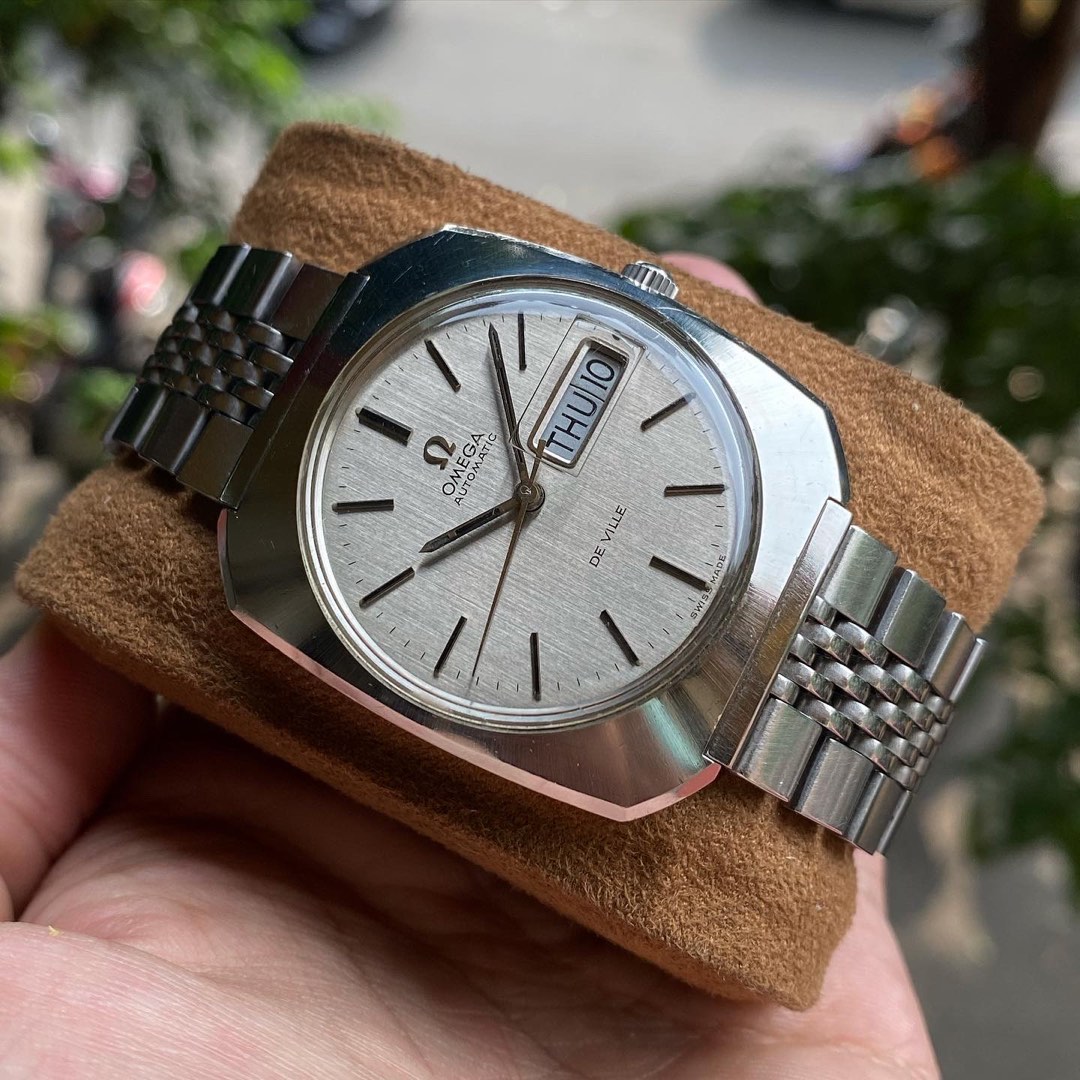 Omega De Ville Day Date Linen Dial TOOL 106 Automatic 36mm Fesyen