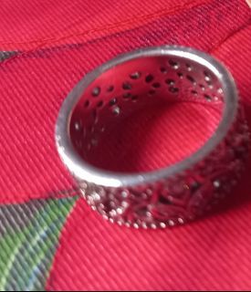 Orig Pandora sparkling stone ring size 7 to 8