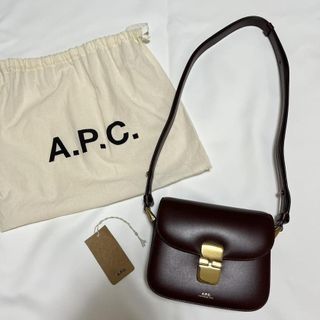 Original APC Grace Mini Bag Burgundy Color