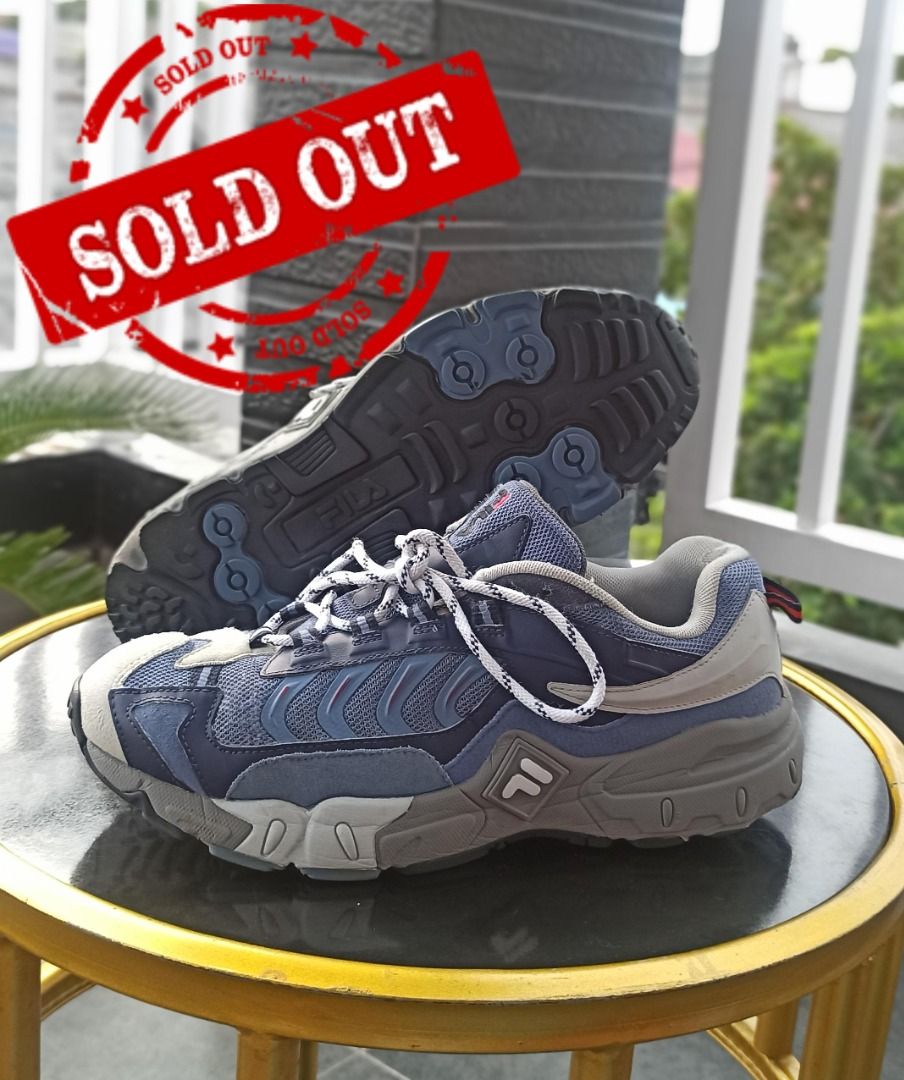 Original Fila Predator Plus Blue Grey F12M031110FCP Like New Size