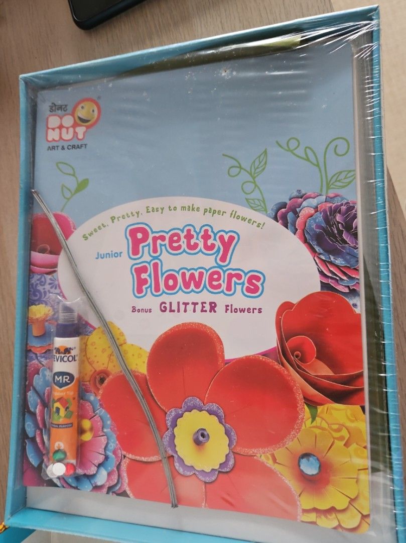 Paper flower making kit hobbies toys toys games on carousell