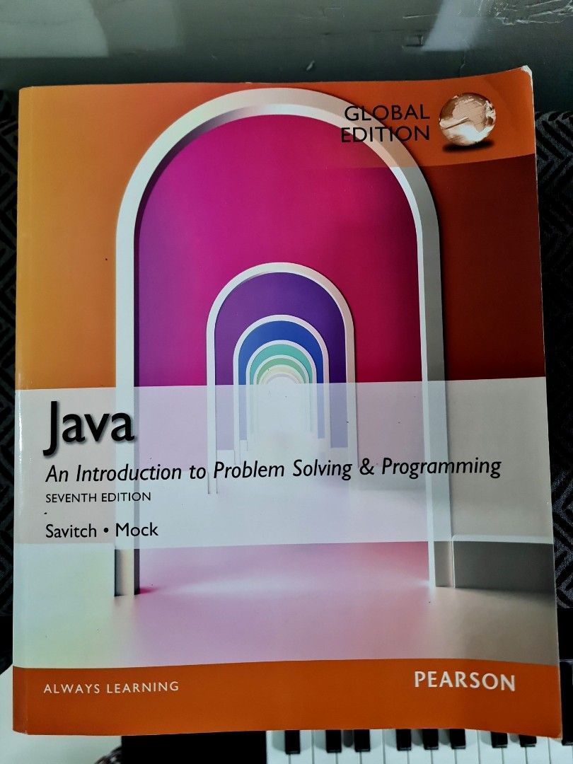 PEARSON Java An introduction to Problem Solving & Programming, Hobbies ...