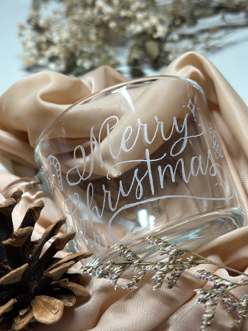 Personalized Glass Cup Engraving, Hobbies & Toys, Stationery & Craft