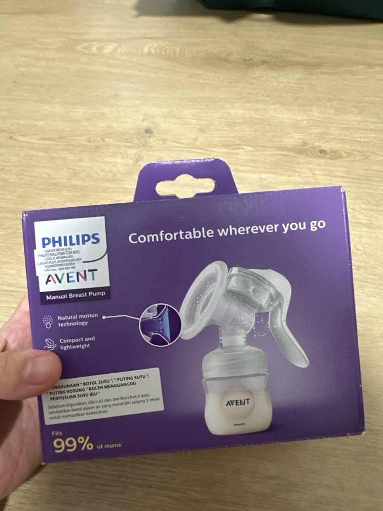 Philips Avent Manual Breast Pump, Clear