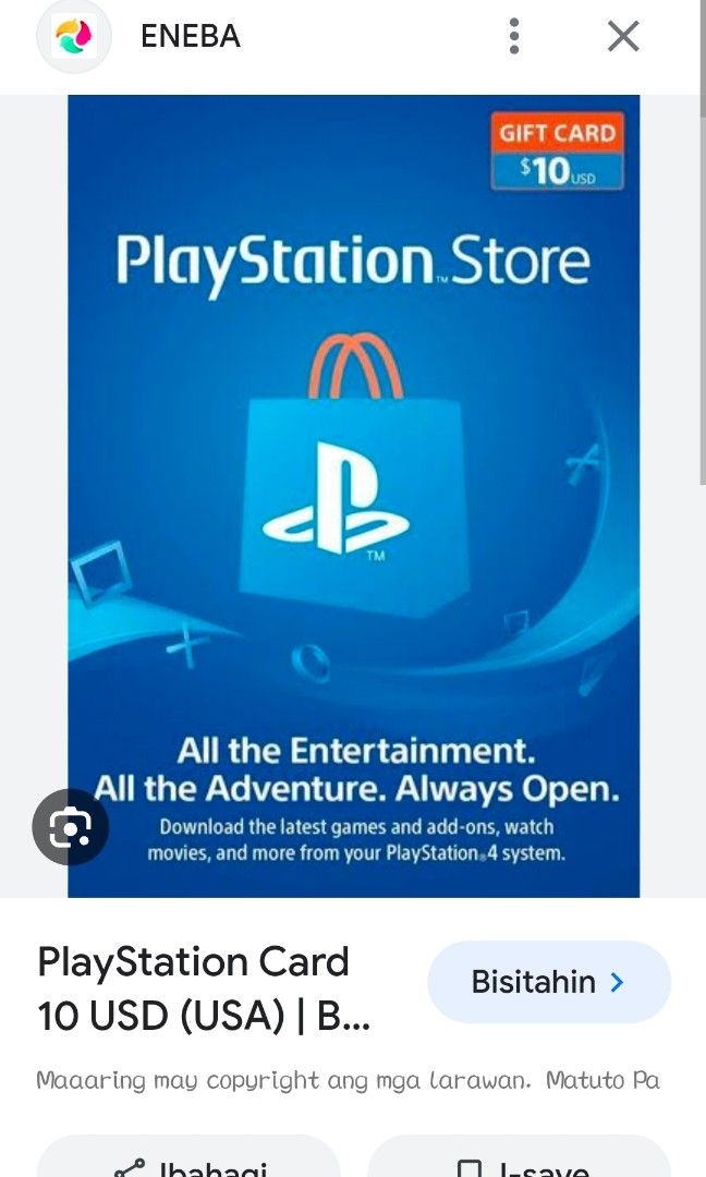 Playstation PSN Card 10US Hobbies Toys Toys Games on Carousell
