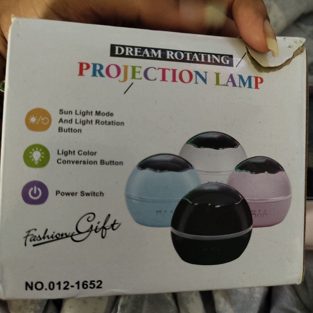 Portable Dream Rotating Projection Lamp Stars and Unicorn, Babies & Kids, Baby Nursery & Kids