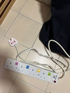 Power pac 4 socket extension