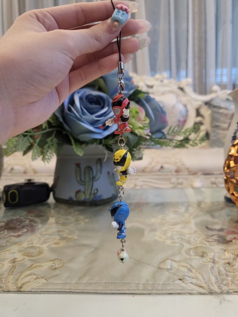 Power Rangers Trio Keychain (Category: Character Goods) located in San Fernando. Submitted by jpmarketplace2023 (Listing ID 1268808404, Image 3). Description: -Power Rangers trio keychain for only PHP230 -Authentic from Japan.