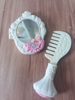 PRECURE BABY KIDS HAND MIRROR WITH COMB FROM JAPAN