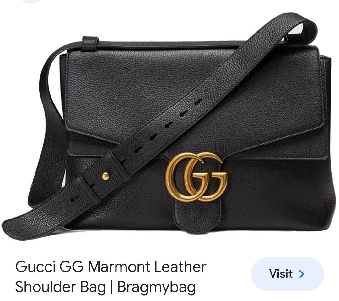 Marmont leather shoulder best sale bag