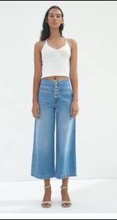 Preloved zara original Z1975 wide leg highwaist