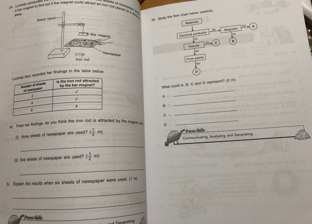 Pri 6 Science Building Up Process Skills P6 Primary 6 With Answers ...