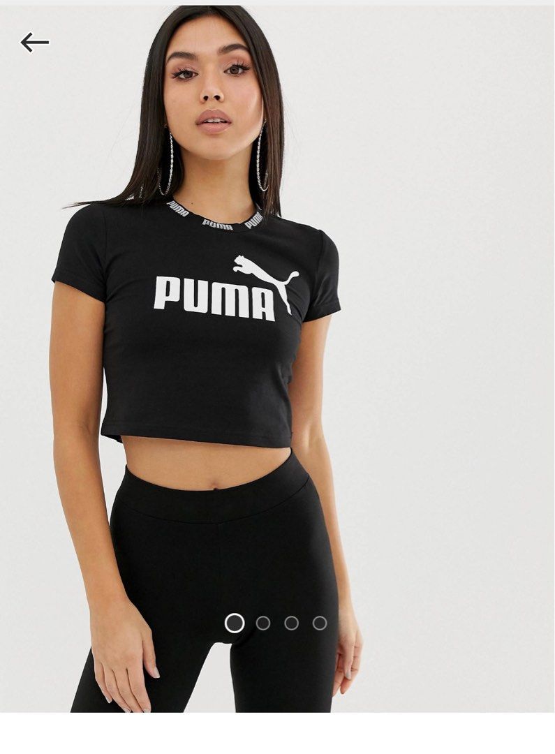 Puma amplified on sale cropped tee