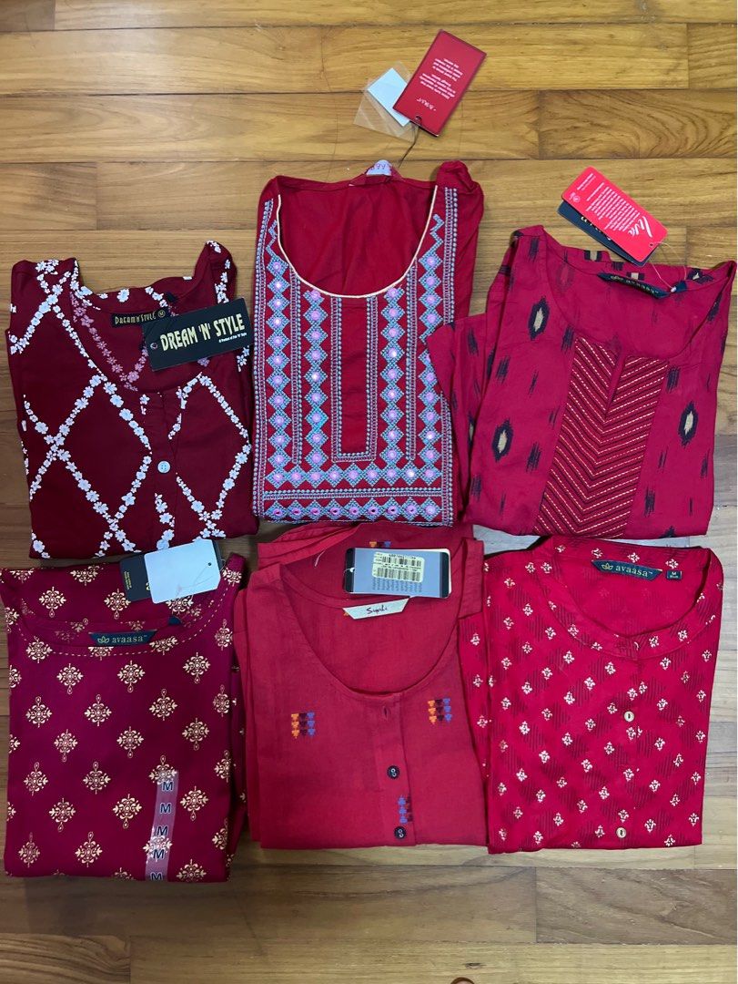 Red kurtis for ladies new arrivals