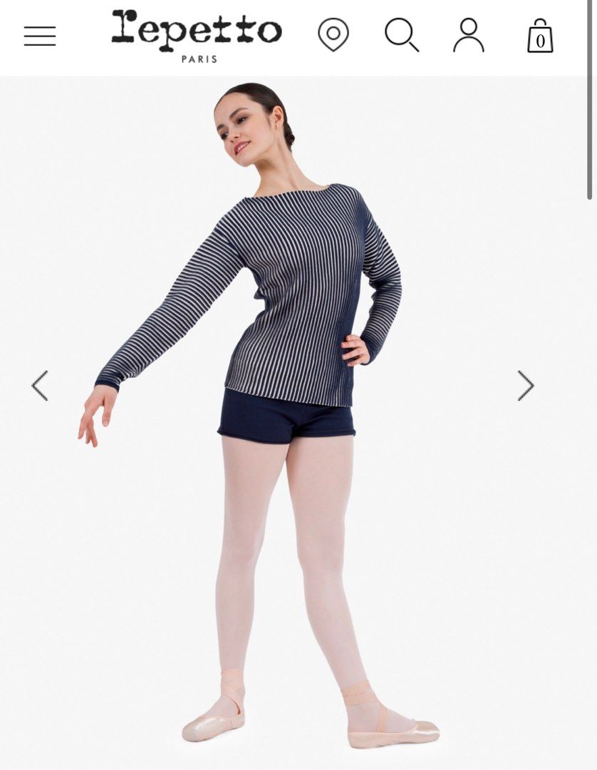 Repetto bi-color knit sweater - Size XS, 女裝, 上衣, 長袖衫- Carousell