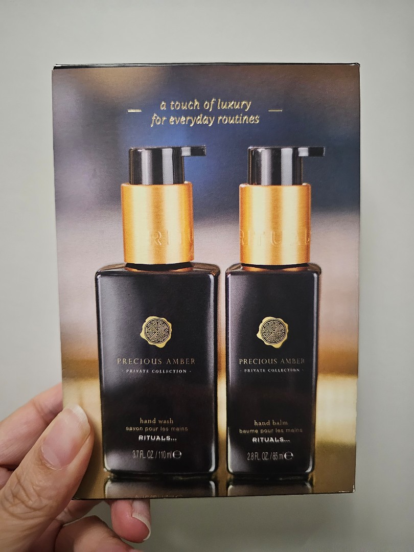 Rituals Precious Amber Hand Wash 110ml & Hand Balm 85ml, Beauty & Personal  Care, Hands & Nails on Carousell