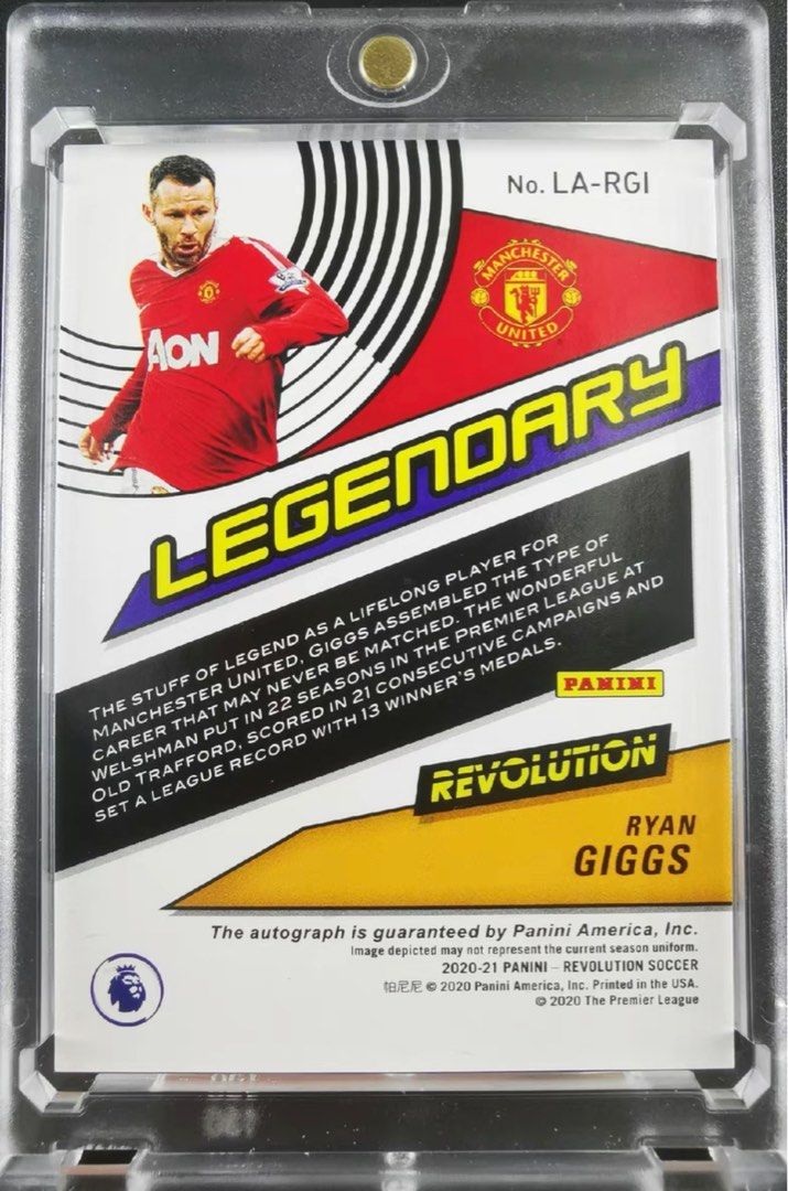 352 RYAN GIGGS Wales Manchester United Merlin Premier