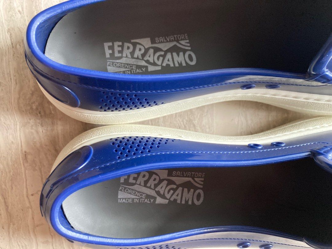 Salvatore Ferragamo Fury Slip On Sneaker Jet Blue
