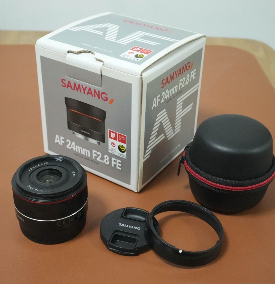 Samyang AF 24mm F2.8 FE, 攝影器材, 鏡頭及裝備- Carousell