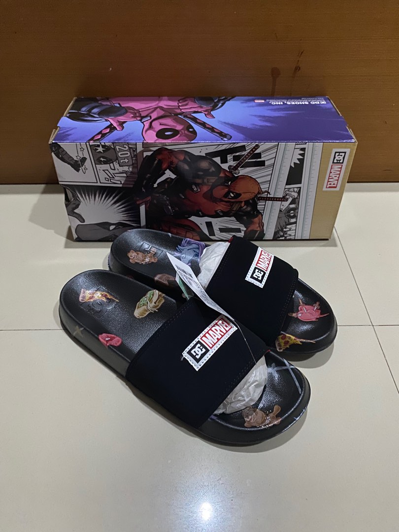Sandal DC x Marvel Slide Original Product 100 BNIB New Fesyen