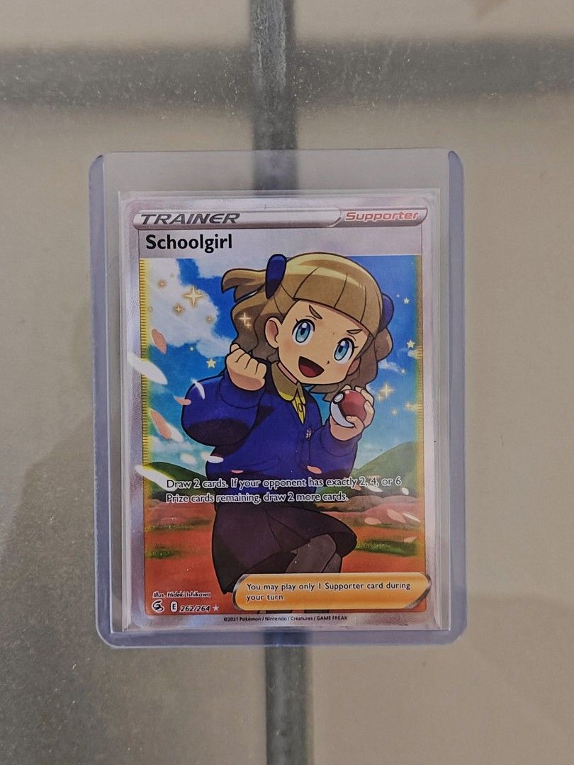 School Girl - 262/264 - FA Full Art Ultra Rare, Hobbies & Toys, Toys &  Games on Carousell