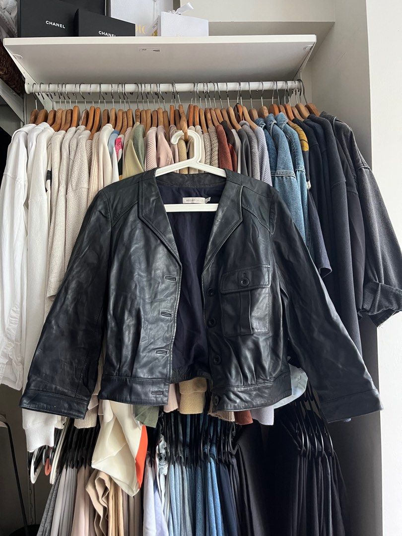 Chloe store leather jacket
