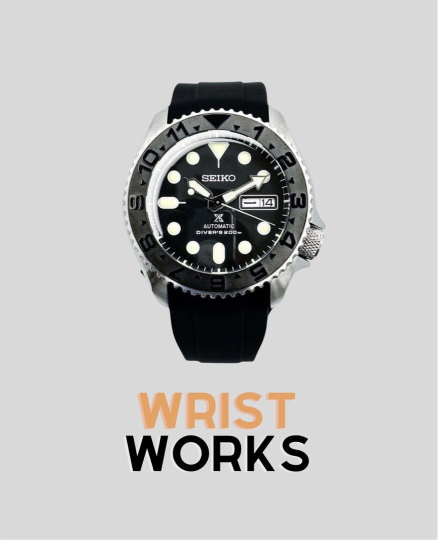 SEIKO MOD SKX DUAL TIME YACHTMASTER 42MM Men s Fashion Watches