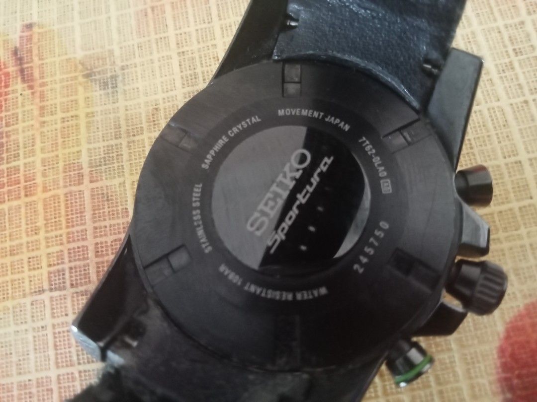 Seiko SNAE97P1 Sportura Chronograph Luxury Watches on Carousell